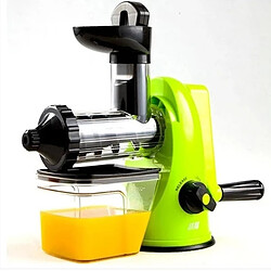 Wewoo Presse-agrumes manuel multifonctions Apple Orange Wheatgrass Portable Juicer DIY, Type de prise: EU (JAUNE)