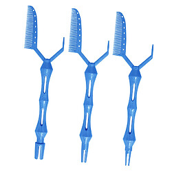 Avis Teinture Capillaire Positionnement Perm Peigne Outils De Positionnement Kit De Soins Capillaires Bleu