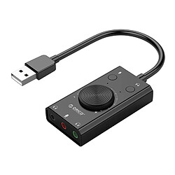 USB Carte Son USB Externe Stéréo Son Adaptateur Convertisseur avec Contrôle Du Volume USB Audio Adaptateur pour Windows et Mac PC ordinateurs