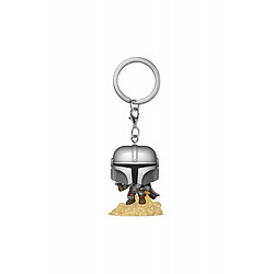 Figurine Funko Pop Keychain Mandalorian Mando with Blaster