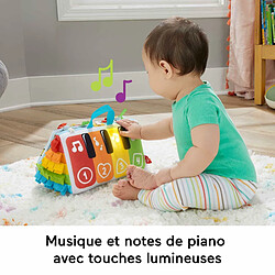 Acheter Fisher-Price Jouet Musical Mon Piano D?Éveil Sensoriel pour Jeu À Plat Ventre Et sur Le Dos Bébés, avec Touches Lumineuses Multicolores Et Musique, Jouet Bébé, HND54