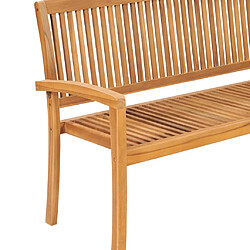 Acheter vidaXL Banc de jardin empilable et coussin 159 cm Bois de teck massif