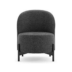 SAMOA SALON Fauteuil tissu Fauteuil EBE Anthracite