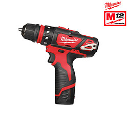 Perceuse Visseuse Milwaukee M12 BDD 202X Li-Ion 12V 2.0Ah 4933446040