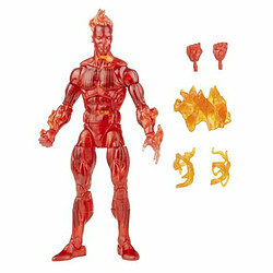 Hasbro Fantastic Four Marvel Legends Retro - Figurine Human Torch 15 cm