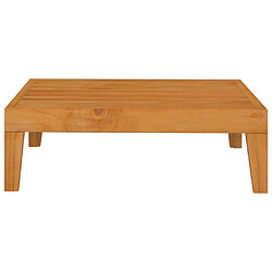 vidaXL Table de jardin 68,5x68,5x24 cm Bois d'acacia massif