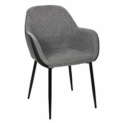 Paris Prix Lot de 2 Fauteuils Déco Memphis 85cm Gris & Noir