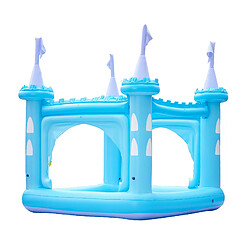 Château gonflable air de jeux aquatique piscine pour enfant avec arroseurs et pompe bleu Teamson Kids TK-48271B