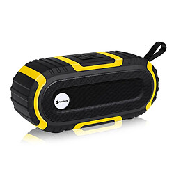 Yonis Enceinte Bluetooth Portable Sans Fil 10W Son Stéréo Support Carte TF FM, Enceinte Bluetooth Portable Puissante 10W Avec Subwoofer Son Stéréo Supporte Carte TF FM Jaune YONIS