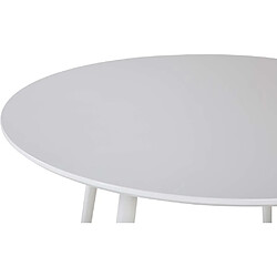 Acheter Venture Home Table de repas ronde Plaza 100 cm blanc.