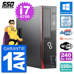 PC Fujitsu Esprimo D556 DT Intel Core i7-6700 RAM 32Go SSD 240Go Windows 10 Wifi · Occasion 