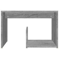 Acheter Maison Chic Table d'appoint | Table Basse Sonoma gris 59x36x38 cm Bois d'ingénierie -GKD96037