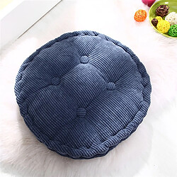 Coussin De Chaise En Coton Circulaire Pad Home Car Bistro Dining Pad De Coussin De Siège Bleu