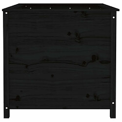 Acheter Maison Chic Jardinière,Lit surélevé de jardin - Bac à fleurs - pot de fleur noir 119,5x82,5x78 cm bois de pin massif -GKD68431