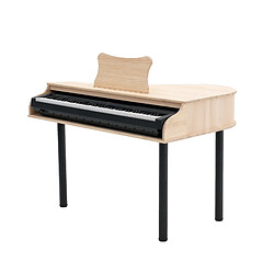 Meuble pour Clavier Pärumm Caccini 139x96,5x96cm avec Pupitre et Pieds Démontables, Fabriqué en Bois de Pin Couleur Naturelle