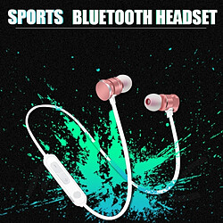 Avis Wewoo Casque Bluetooth Sport noir pour iPad, ordinateur portable, iPhone, Samsung, HTC, Huawei, Xiaomi, et autres smartphone Absorption magnétique Sweatproof Sports In-Ear avec micro HD, Appels mains libres, Distance: 10m,