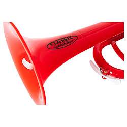 Classic Cantabile MardiBrass trompette Sib en plastique rouge pas cher