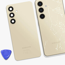 Acheter Samsung Vitre arrière Original pour Samsung Galaxy S24 Plus Beige