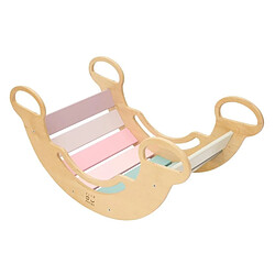 Elis Design Balançoire Montessori 6en1 pastel