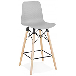 Kokoon Design Tabouret bar déco "detroit mini" kokoon - gris