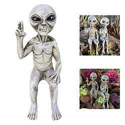 Avis Statue Extraterrestre Martiens De L'espace Extra-atmosphérique Figurine Sculpture Ornements Artisanat Mâle