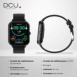 Avis DCU TECNOLOGIC Montre intelligente DCU CURVED GLASS PRO 1,83" Noir