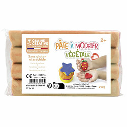 Graines Creatives Pâte à modeler végétale 290 g Beige 