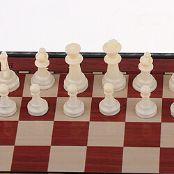 Jeu d'échecs international Jeu d'échecs pliable avec jeu de pièces 19x19cm pas cher