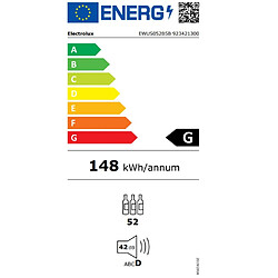 Cave à vin de service 52 bouteilles noir - EWUS052B5B - ELECTROLUX