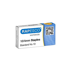 RAPESCO AGRAFES À POINTE EN ACIER GALVANISÉES 10/4MM (LOT DE 1000) AP5