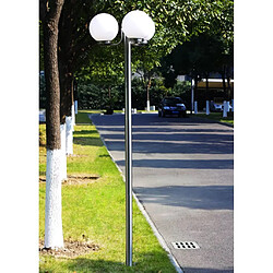 Icaverne - Éclairage d'extérieur selection Lampadaire triple boule 220 cm