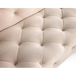 Lisa Design Gallata - canapé Chesterfield d'angle droit - 5 places - en velours pas cher