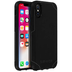 Griffin Technology, Inc. Coque iPhone X Protection Antichocs 2.1m hauteur Griffin Survivor Strong - Noir 