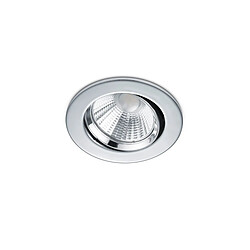 Lumière Downlight Encastrable Rond Moderne Chrome 3000K IP23