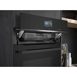 Acheter Four intégrable combi vapeur 47l 60cm a+ hydrolyse noir - CS736G1B1 - SIEMENS