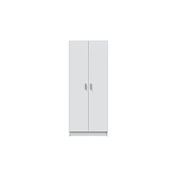 Loungitude Armoire de rangement REMI 2 portes