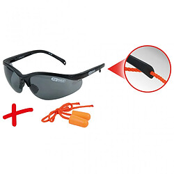 KS Tools Lunettes de sécurité avec bouchons d'oreille Gris 310.0171