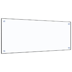 vidaXL Dosseret de cuisine Transparent 100x40 cm Verre trempé 