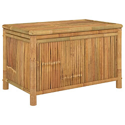 Helloshop26 Coffre boîte meuble de jardin rangement 90 x 52 x 55 cm bambou 02_0013055 