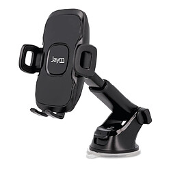 Jaym Support de Voiture pour Smartphone avec Bras Télescopique et Fixation Ventouse Noir 