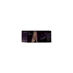 Glamoriser London Glamoriser Brosse Lissante Black Edition - Picots Infuses A Lhuile De Diamant Noir - Noir/violet