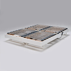 Avis Le Quai Des Affaires Ensemble 2 sommiers relaxation électrique FLEXPUR 80x200 + 2 matelas mémoire de forme / Blanc