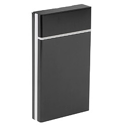 Etui à cigarettes slim Porte-boîte à tabac automatique pour cigarettes 20 noir