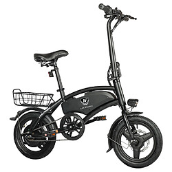 None Vélo électrique pliable LAIFOOK Dolphin, moteur 250 W, batterie 36 V 7,8 Ah, pneu 14 pouces, vitesse maximale de 25 km/h, autonomie de 40 km, freins à disque, écran LCD - Noir 