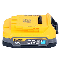 Acheter DeWalt Kit batterie DCBP 034 E2 2x batterie Powerstack 18 V 1,7 Ah / 1700 mAh XR Li-Ion - avec indicateur de charge