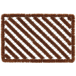 Best For Boots Paillasson spirale en fibres de coco 60 x 40 cm.