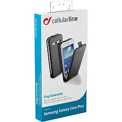 Cellular Line Cellularline FLAPESSGALCOREPLBK coque de protection pour téléphones portables 10,9 cm (4.3') Folio porte carte Noir