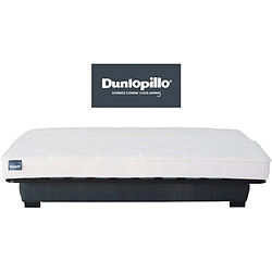 CONFORTEAM Canapé lit Eden Clic Clac 130cm noir matelas 28kg