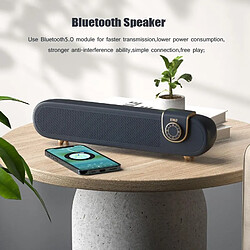 Avis Yonis Enceinte Bluetooth Retro Sans Fil Haut Parleur Hifi Luxe Longue Autonomie