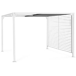 Bizzotto Tonnelle Tonnelle Noah 3 x 3,6 m aluminium blanc